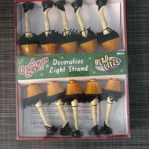 A Christmas Story Decorative Light Strand One Leg Lamp
